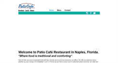 Desktop Screenshot of patiocafenaples.com